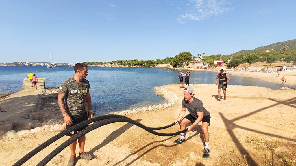 Beach Workout - Outdoor Bootcamp in Punta Negra - Fitnessurlaub auf Mallorca, Spanien - Fitnessreisen für Reiseathleten