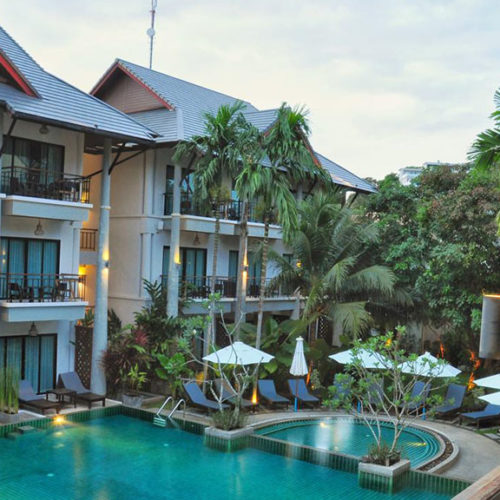 Navatara Phuket Resort Balkonblick- Fitnessreisen für Reiseathleten