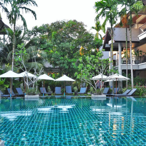 Navatara Phuket Resort Pool - Fitnessreisen für Reiseathleten