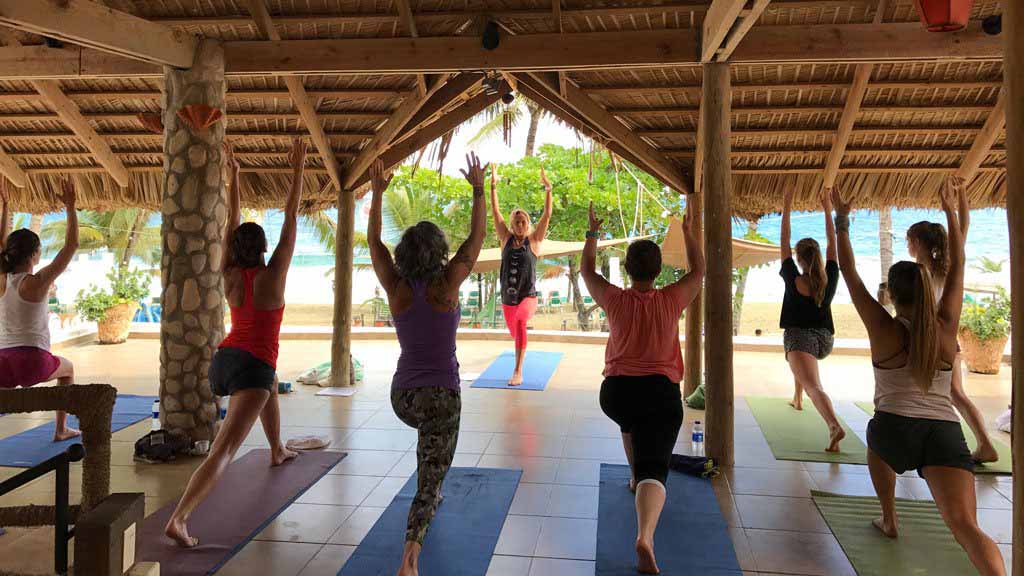 Yoga direkt am Strand - Villa Taina - Fitnessurlaub für Reiseathleten in der Dominikanischen Republik
