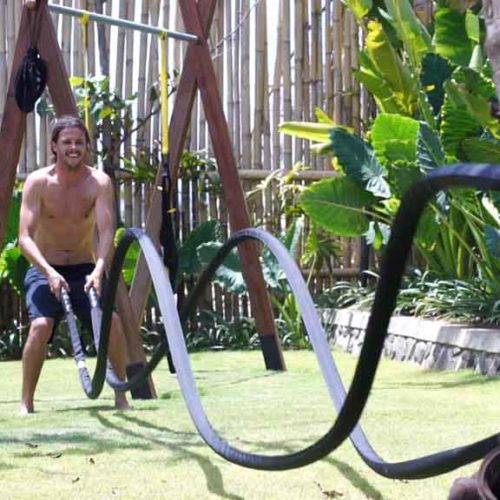 Outdoor Fitness - Komune Resort & Beach Club auf Bali - Fitnessurlaub auf Bali für Reiseathleten
