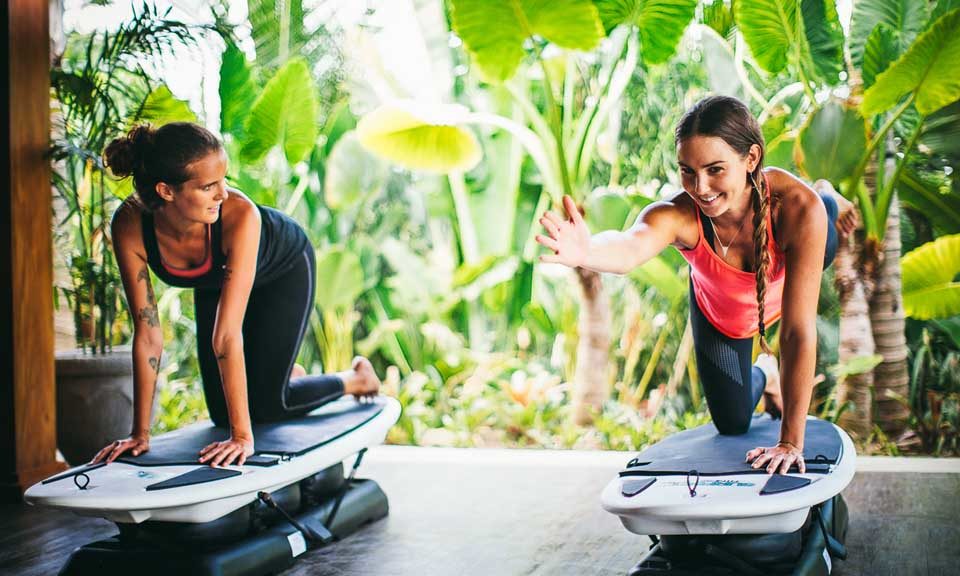 Surfboard Fitness - Komune Resort &amp; Beach Club in Bali - Fitness vacation in Bali for Travelling Athletes