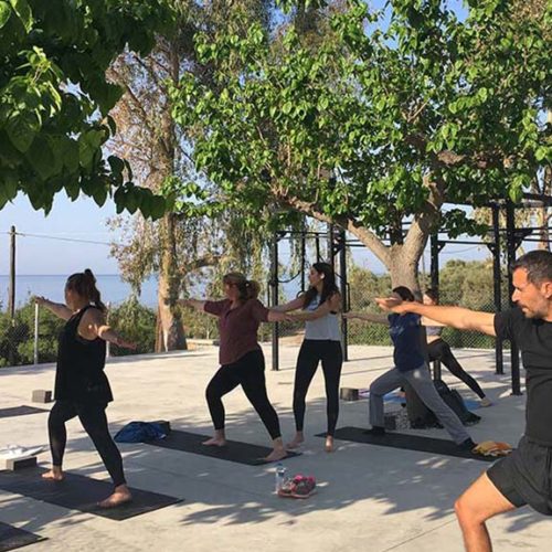 Yoga CrossFit Unboxed - Melitsina Village Hotel Kardamili - Reiseathleten