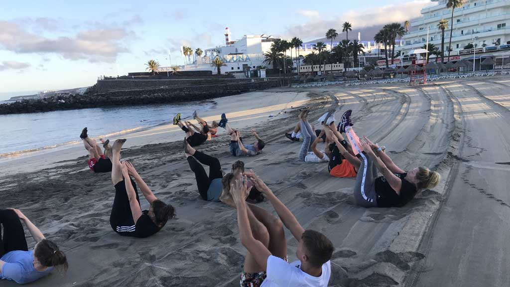 Beach Bootcamps - Strand Workout - Fitnessurlaub Teneriffa - Fitnessreisen für Reiseathleten