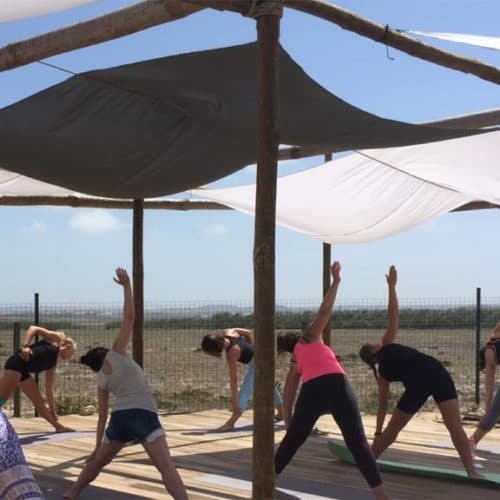 Outdoor Yoga - Fitnessurlaub Portugal - Fitnessreisen für Reiseathleten