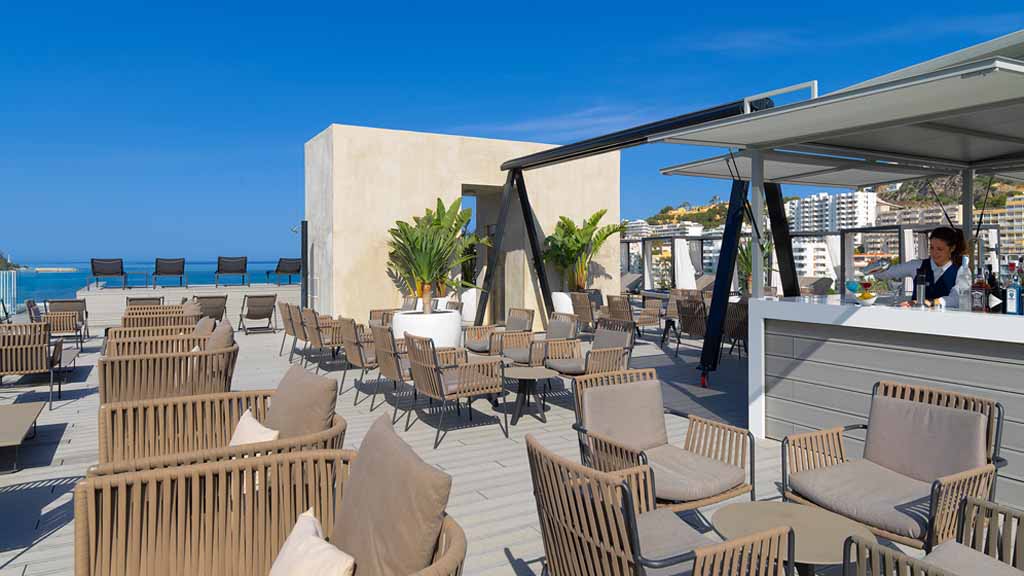 CrossFit Mallorca Urlaub - H10 Casa del Mar - Lounge & Dachterrasse - Fitness Urlaub - Fitnessreisen mit Reiseathleten