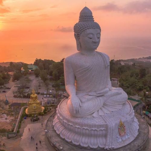 Großer Buddha von Phuket - Fitnessurlaub im Titan Fitness Camp - Fitnessurlaub für Reiseathleten - Fitnessurlaub in Thailand