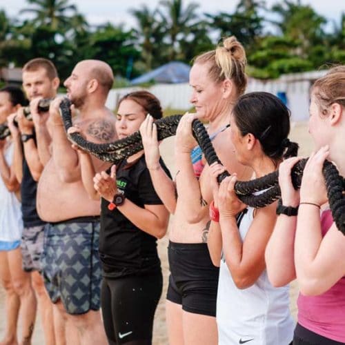 Beach Workout im Fitness Camp von Koh Fit - Fitnessurlaub Koh Samui - Thailand - Fitnessreisen für Reiseathleten