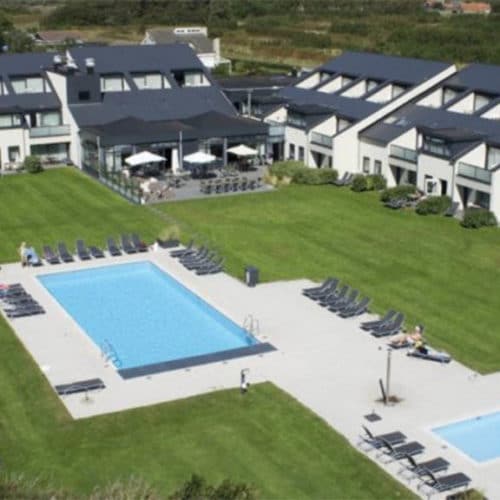 Aerial View - Beach Hotel Zuiderduin in Holland - Fitnessreisen Holland - Fitnessurlaub für Reiseathleten