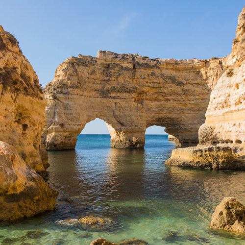 Fitnessurlaub Portugal - Fitnessreisen für Reiseathleten - Marinha beach, Algarve Portugal