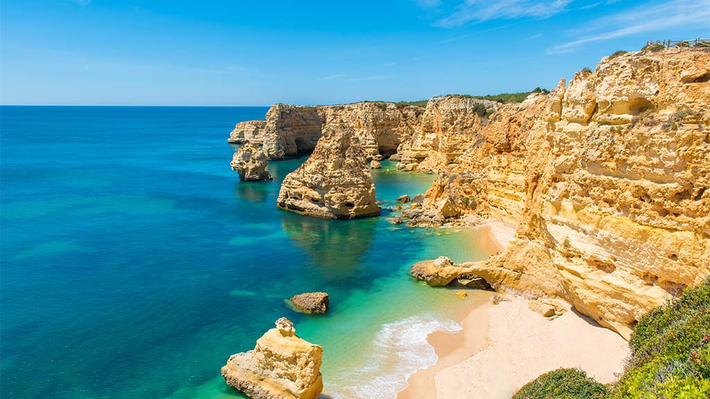 Fitnessurlaub Portugal - Fitnessreisen für Reiseathleten - Praia da Marinha
