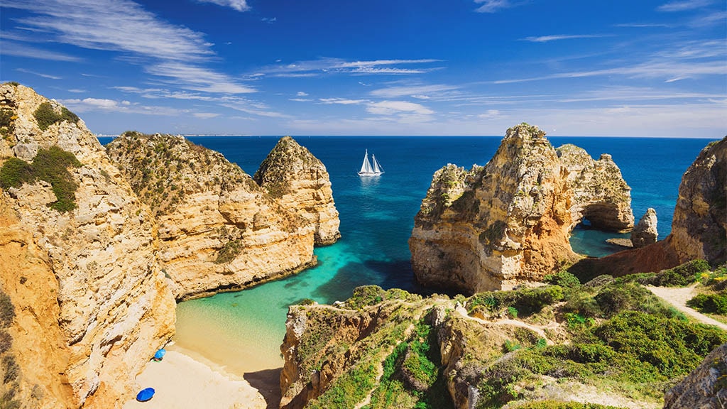Descubra las playas de ensueño del Algarve, Portugal - vacaciones fitness Portugal - vacaciones fitness for Reiseathleten