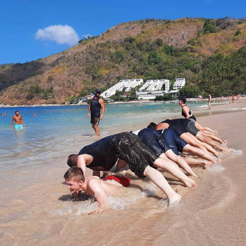 Beach Workout - Titan Fitness Camp Phuket Thailand - Fitnessurlaub Phuket - Fitnessreisen in Thailand für Reiseathleten
