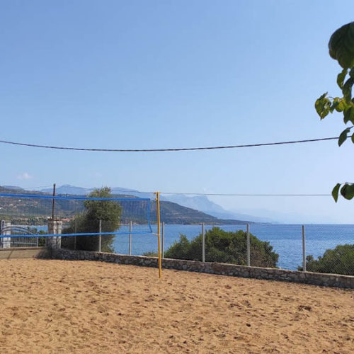 Beachvolleyball Feld - Melitsina Village Hotel - Fitnessurlaub in Griechenland