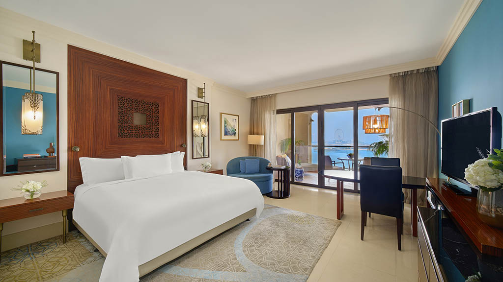 Fairmont The Palm Dubai mit Reiseathleten - Deluxe Palm Sea View King Bed - Fitnessurlaub Dubai - Fitness Holiday Dubai