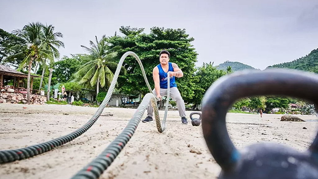 Beach Workouts - Fitness & Aktivitäten - Retreat Thailand - SuperPro Samui - Fitnessurlaub Koh Samui - Fitnessreisen für Reiseathleten
