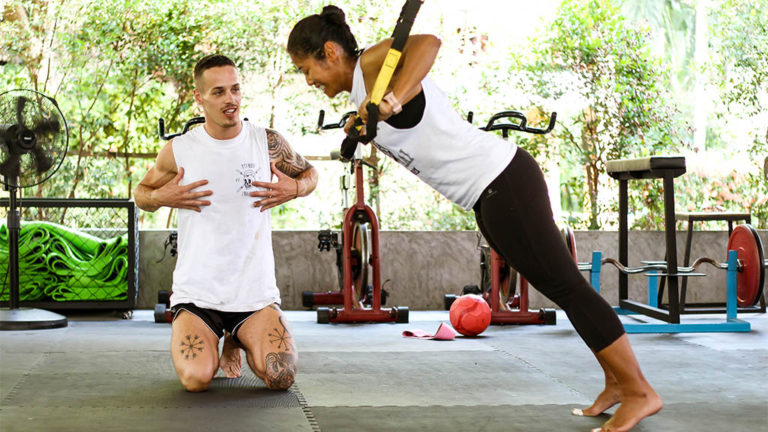 Entrenamiento personal - FitKoh Koh Samui - vacaciones fitness Tailandia - vacaciones fitness para Reiseathleten