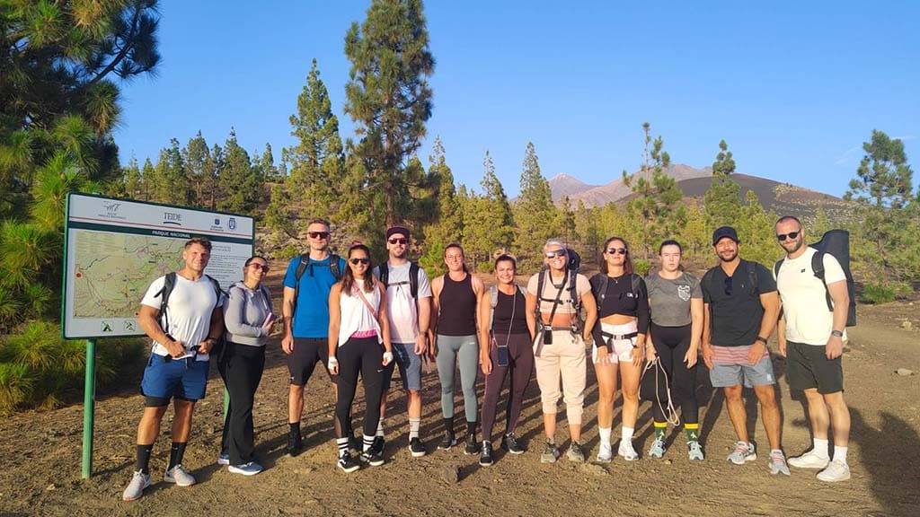 Reiseathleten - Wanderung im Teide Nationalpark - Fitnessurlaub auf Teneriffa - Fitnessreise für Reiseathleten