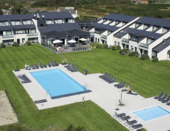 Aerial View - Beach Hotel Zuiderduin in Holland - Fitnessreisen Holland - Fitnessurlaub für Reiseathleten
