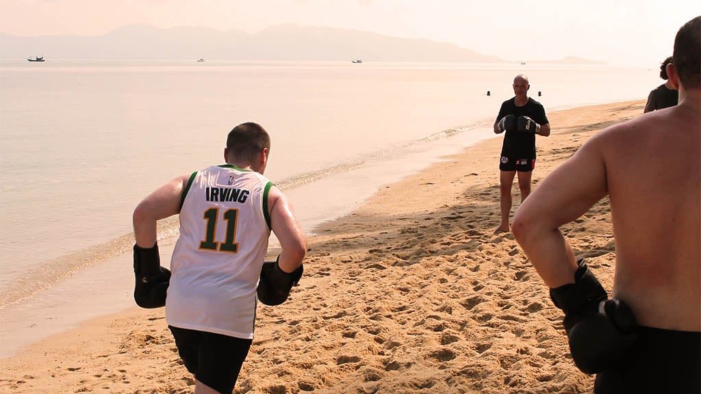 Beach Muay Thai Training - Fitnessreise Koh Samui - FitKoh - Fitnessurlaub Thailand für Reiseathleten (4)