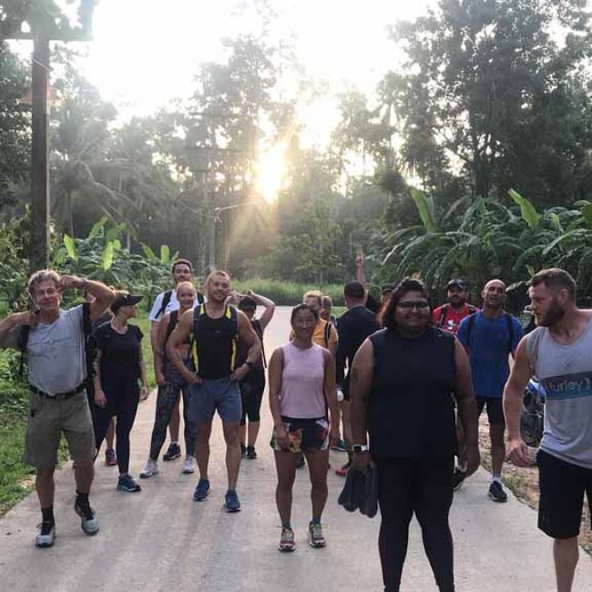 Jungle Hike - Workout in the fitness camp of Koh Fit - Fitness Vacation Koh Samui - Thailand - Fitness Travel for Travelling Athletes