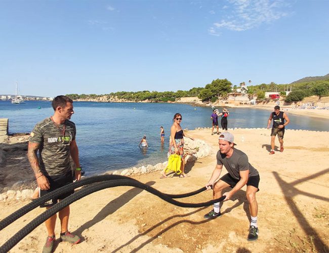 Beach Workout - Outdoor Bootcamp in Punta Negra - Fitness Vacation Mallorca - Fitness Travel for Travelling Athletes