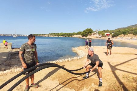Beach Workout - Outdoor Bootcamp en Punta Negra - vacaciones fitness en Mallorca, España - vacaciones fitness para Reiseathleten
