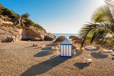 Playa del Duque beach. Costa Adeje, Tenerife, Canary Islands, Spain