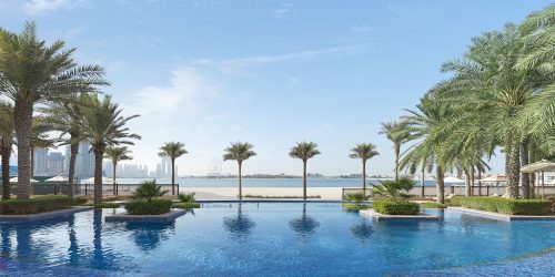 Fairmont The Palm_Dubai mit Reiseathleten_Adult Pool - Fitnessurlaub Dubai - Fitness Holiday Dubai