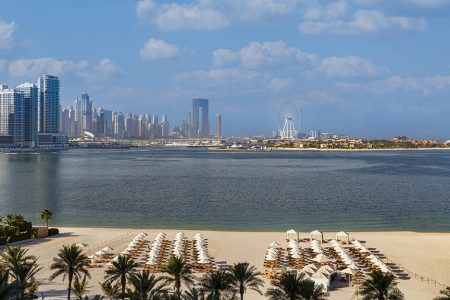 Fairmont The Palm_Dubai mit Reiseathleten_Beach - Fitnessurlaub Dubai - Fitness Holiday Dubai