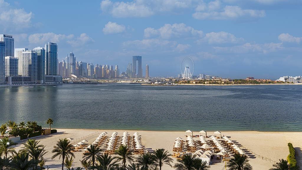 Fairmont The Palm_Dubai mit Reiseathleten_Beach - Fitnessurlaub Dubai - Fitness Holiday Dubai