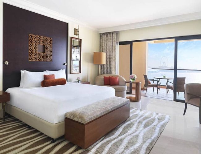 Fairmont The Palm_Dubai mit Reiseathleten_Fairmont Gold One Bed Suite Bedroom - Fitnessurlaub Dubai - Fitness Holiday Dubai