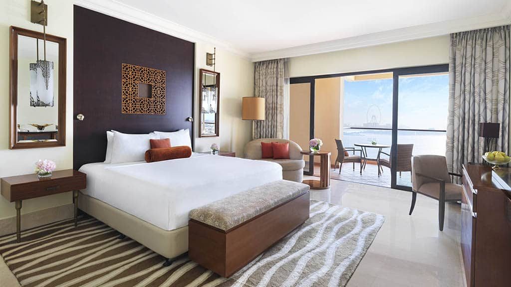 Fairmont The Palm_Dubai mit Reiseathleten_Fairmont Gold One Bed Suite Bedroom - Fitnessurlaub Dubai - Fitness Holiday Dubai