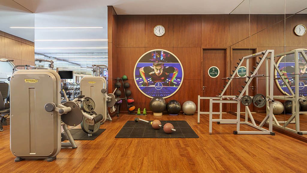 Fairmont The Palm_Dubai mit Reiseathleten_Gym - Fitnessurlaub Dubai - Fitness Holiday Dubai