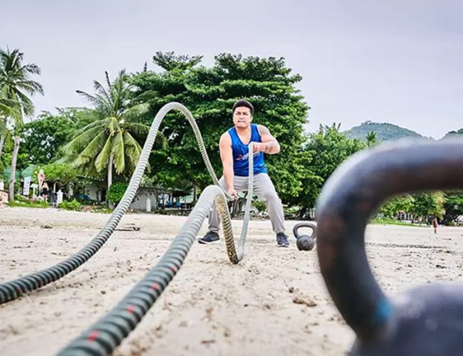 Beach Workouts - Fitness & Aktivitäten - Retreat Thailand - SuperPro Samui - Fitnessurlaub Koh Samui - Fitnessreisen für Reiseathleten