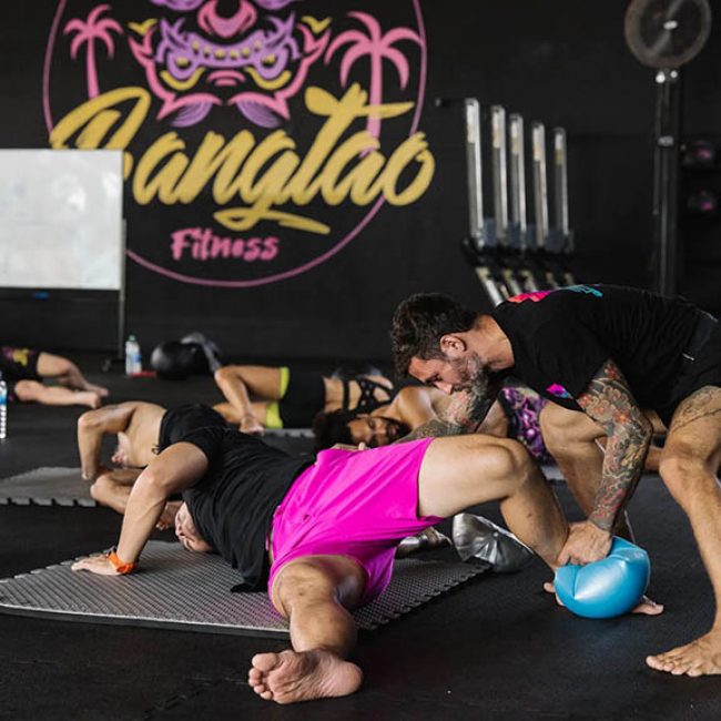 Fitness trip Thailand - Fitness vacation Phuket - Fitness trips for Travelling Athletes - Bangtao Muay Thai_and_MMA_Fitnesscamp_Phuket_Mobility Class