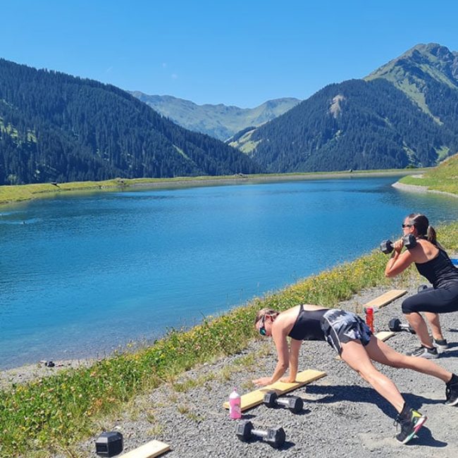 Grand Pension Franziska Saalbach - Outdoor Training - Berg Workout - Aktivurlaub Saalbach - Fitnessurlaub Österreich - Fitness Holidays Austria - Fitnessurlaub für Reiseathleten