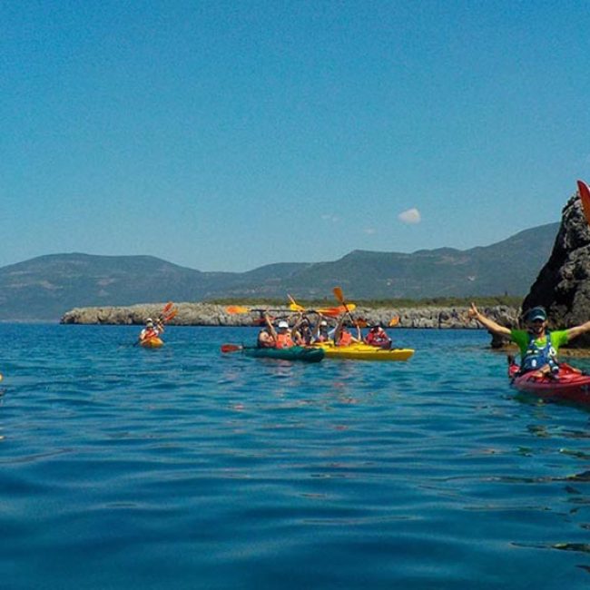 Kayaking - Melitsina Village Hotel - Fitness vacation Travelling Athletes
