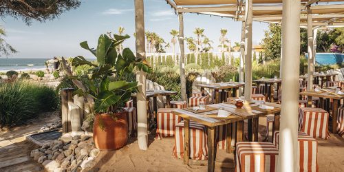 Paradis Plage Resort Morocco - Fitness, Yoga, Surfing &amp; Wellness - Chiringuito Restaurant - Fitness vacation Morocco - Fitness trip for Travelling Athletes - 1