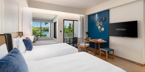 Saii Laguna Phuket - Lagoon View Zimmer - Twin Room - Fitnessurlaub Phuket, Thailand - Fitness Holidays Phuket, Thailand - Fitness Vacation Phuket, Thailand - Fitnessurlaub für Reiseathleten