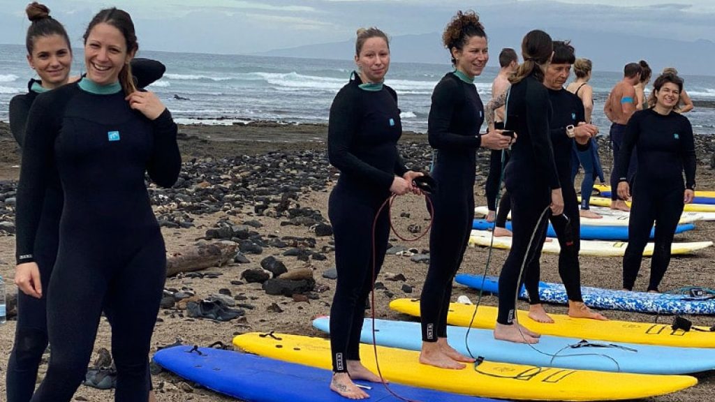 Surfen auf Teneriffa - Reiseathleten Camp Teneriffa - Fitnessreise - Reiseathleten